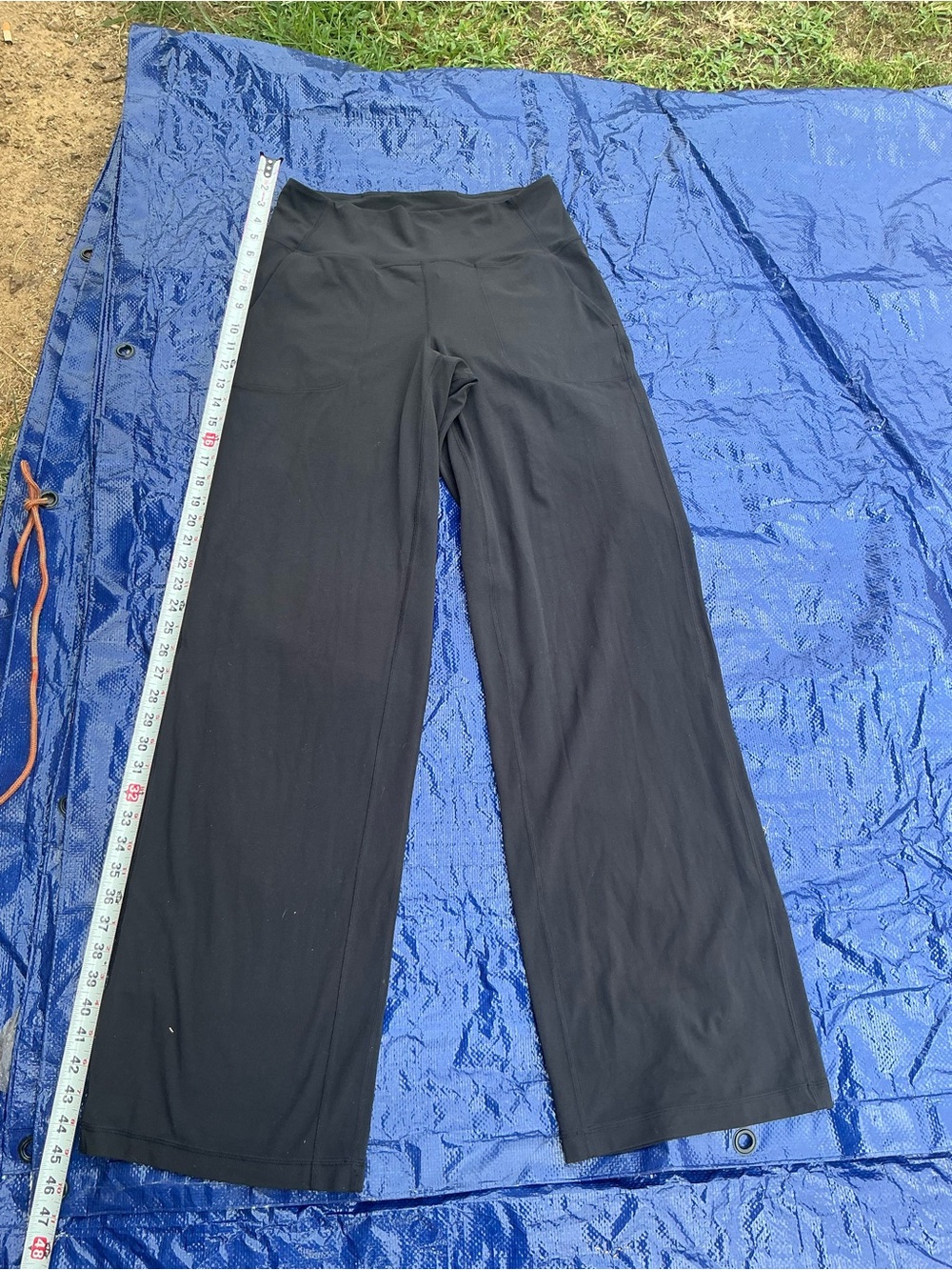 lululemon athletica Black Wide-Leg Lounge Pants - Picture 2 of 5